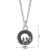 Orkney Spirit Small Pendant in Oxidised Sterling Silver by Sheila Fleet Jewellery