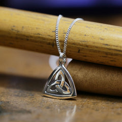 Book of Kells Pendant Necklace in Sterling Silver by Sheila Fleet Jewellery