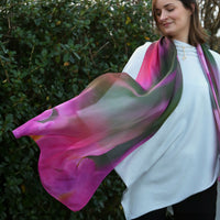 Primula Scotica Silk Scarf by Sheila Fleet Jewellery