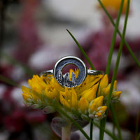 Orkney Spirit Small Ring in Oxidised Sterling Silver by Sheila Fleet Jewellery