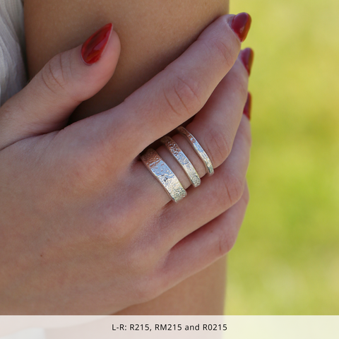 Matrix 4mm Band in Sterling Silver by Sheila Fleet Jewellery