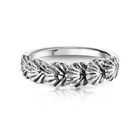 Scallop 6-shell Ring in Sterling Silver by Sheila Fleet Jewellery