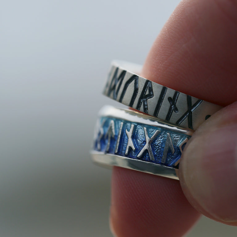 Runic Ring in Sterling Silver – Sheila Fleet Jewellery