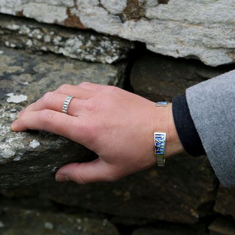 Runic Bangle in Skaill Enamel