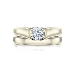 Venus 0.50ct Solitaire Diamond Ring Set in 9ct White Gold