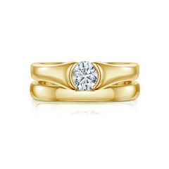 Venus 0.50ct Solitaire Diamond Ring Set in 9ct Yellow Gold