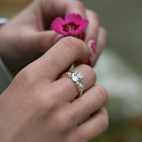 Cosmos Constellation Ring in Sterling Silver by Sheila Fleet Jewellery