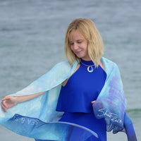 Sea & Surf Dress Necklace in Ocean Hue Enamel by Sheila Fleet Jewellery