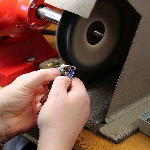 Sea & Surf Necklace in Ocean Hue Enamel
