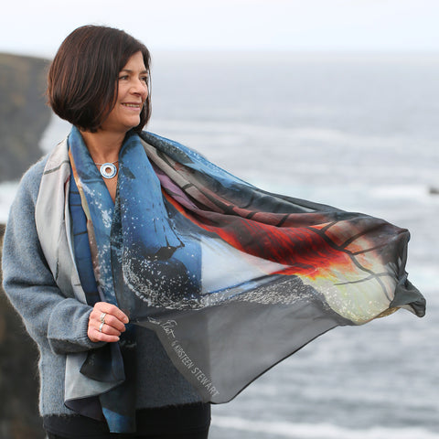 Skyran Scarf by Sheila Fleet & Kirsteen Stewart