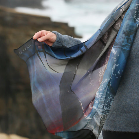 Skyran Scarf by Sheila Fleet & Kirsteen Stewart