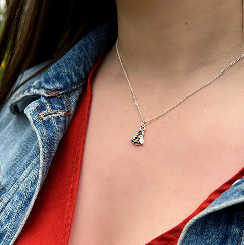 Bumblebee Small Pendant in Sterling Silver by Sheila Fleet Jewellery