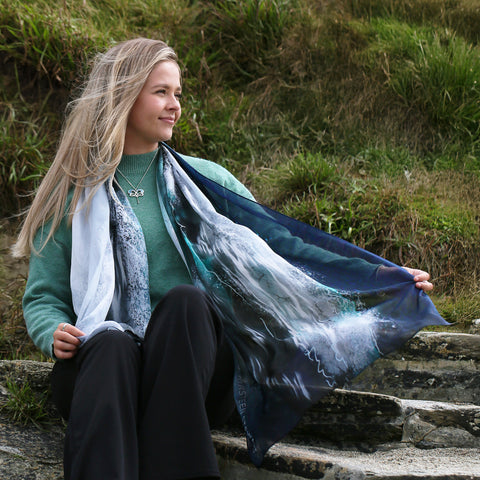 Storm Scarf by Sheila Fleet & Kirsteen Stewart