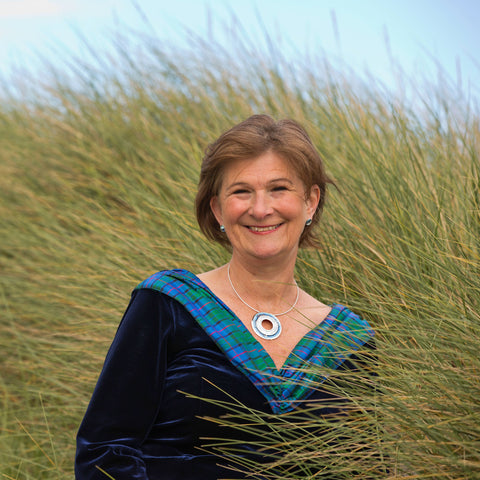 Skyran Occasion Necklace in Twilight Enamel by Sheila Fleet Jewellery