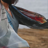 Skyran Scarf by Sheila Fleet & Kirsteen Stewart