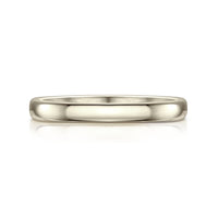 Traditional 2.5mm Wedding Ring in 18ct White Gold by Sheila Fleet Jewellery