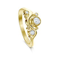 Cosmos Constellation Ring in 18ct Yellow Gold by Sheila Fleet Jewellery