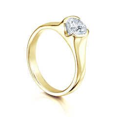 North Star 1.0ct Diamond Ring in 18ct Yellow Gold by Sheila Fleet Jewellery