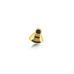 Bumblebee Small Lapel Pin in 18ct Yellow Gold