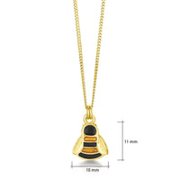 Bumblebee Small Pendant in 18ct Yellow Gold
