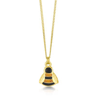 Bumblebee Small Pendant in 18ct Yellow Gold
