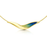 Flight Enamelled Dress Necklace in 18ct Yellow Gold