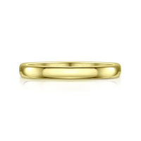 Traditional 2.5mm Wedding Ring in 18ct Yellow Gold by Sheila Fleet Jewellery