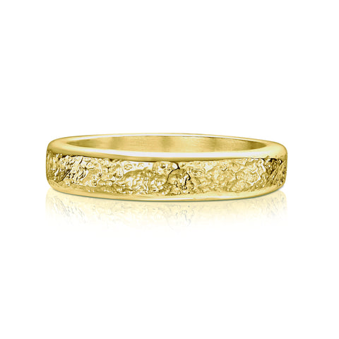 Matrix 4mm Band in 18ct Yellow Gold