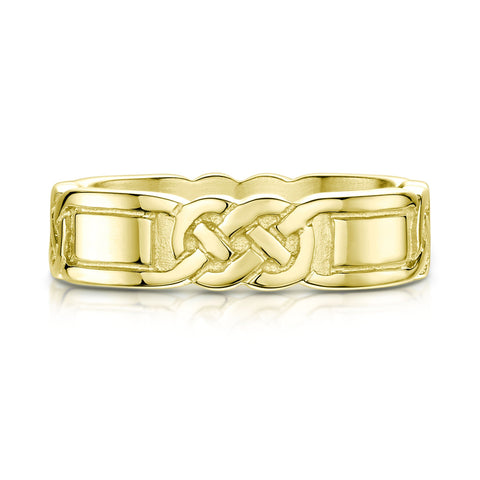 Lover’s Knot Dress Ring in 18ct Yellow Gold by Sheila Fleet Jewellery