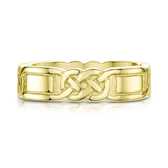 Lover’s Knot Dress Ring in 18ct Yellow Gold by Sheila Fleet Jewellery