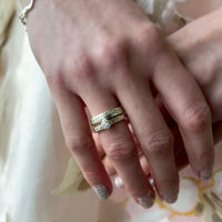 Matrix 0.40ct Diamond Ring in 9ct White Gold by Sheila Fleet Jewellery