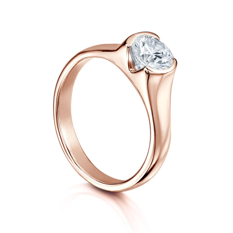 North Star 1.0ct Diamond Ring in 9ct Rose Gold by Sheila Fleet Jewellery