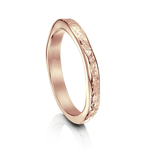 Matrix 3mm Band in 9ct Rose Gold