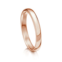 Traditional 2.5mm Wedding Ring in 9ct Rose Gold by Sheila Fleet Jewellery