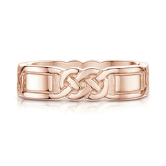 Lover’s Knot Dress Ring in 9ct Rose Gold by Sheila Fleet Jewellery