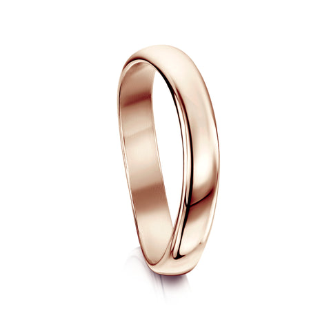 Cosmos Constellation Plain Band in 9ct Rose Gold by Sheila Fleet Jewellery