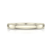 Traditional 2.5mm Wedding Ring in 9ct White Gold by Sheila Fleet Jewellery