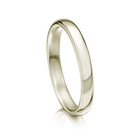 Traditional 2.5mm Wedding Ring in 9ct White Gold by Sheila Fleet Jewellery