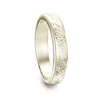 Matrix 4mm Band in 9ct White Gold by Sheila Fleet Jewellery