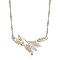 Seasons Necklace in 9ct White, Yellow & Rose Gold by Sheila Fleet Jewellery