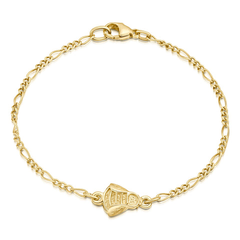 Bumblebee Single-Bee Bracelet in 9ct Yellow Gold by Sheila Fleet Jewellery