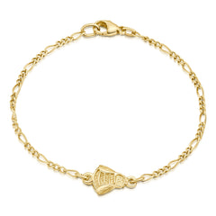 Bumblebee Single-Bee Bracelet in 9ct Yellow Gold by Sheila Fleet Jewellery