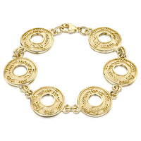 Skyran 'Blessing' Bracelet in 9ct Yellow Gold by Sheila Fleet Jewellery