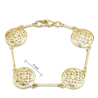 Maid of the Loch 4-link Bracelet in 9ct Yellow Gold