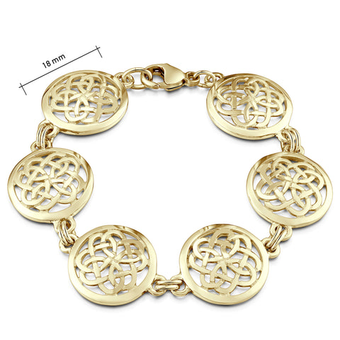 Maid of the Loch 6-link Bracelet in 9ct Yellow Gold by Sheila Fleet Jewellery