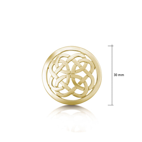 Maid of the Loch Brooch in 9ct Yellow Gold by Sheila Fleet Jewellery