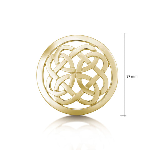 Maid of the Loch Dress Brooch in 9ct Yellow Gold