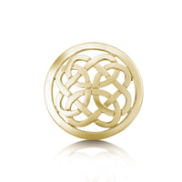 Maid of the Loch Dress Brooch in 9ct Yellow Gold