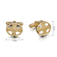 Cross of the Kirk Cufflinks in 9ct Yellow Gold