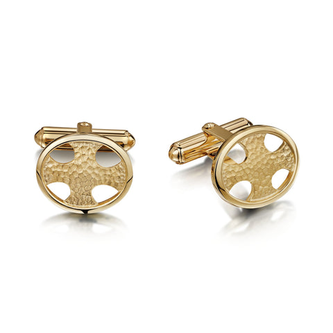 Cross of the Kirk Cufflinks in 9ct Yellow Gold